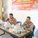 Jumat Curhat Polres Sidrap Bersama Panwascam dan PPK Kec. Panca Rijang