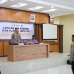 Kapolres Sidrap Pimpin Latihan Pra Ops Bina Kusuma Lipu Tahun 2023