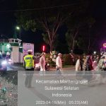 Ciptakan Rasa Aman Dan Nyaman, Personil Polres Sidrap Laksanakan Pengamanan Shalat Subuh