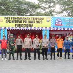 Kapolres Sidrap Bersama PJU Mengecek Pos Terpadu Ops Ketupat di Momen Arus Balik Lebaran dan Hari Pertama Kerja