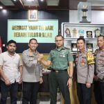 Perkuat Sinergitas TNI-Polri, Kapolres Sidrap Berkunjung Ke Makodim 1420 Sidrap