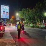 Dalam Rangka Ops Ketupat Lipu Pallawa 2023, Sat Lantas Polres Sidrap Laksanakan Patroli Blue Light