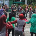 Terus Bersinergi, Polres Sidrap dan Kodim 1420 Melaksanakan Apel Pagi Serta Olahraga Bersama di Makodim