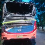 Ini Kata Kasat Lantas Polres Sidrap Terkait Mobil Bus Yang Terbakar di Depan Kejaksaan Negeri 