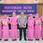 Ini Arahan Kapolres Sidrap Dalam Pertemuan Rutin Bhayangkari Cabang
