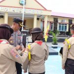 Wakapolres Sidrap Pimpin Upacara Pelantikan Anggota Saka Bhayangkara Angkatan XXII Tahun 2023