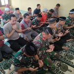 Wujud Sinergitas TNI-Polri, Polsek Dua Pitue Polres Sidrap Bersama Koramil 1420-05 Sholat Berjamaah dan Manre Sipulung
