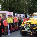 Peringati Hari Bhayangkara ke-77, Kapolres Sidrap Bersama Sekda dan IOF Lepas Ratusan Peserta Nemal Offroad Xpedition