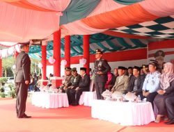Berlangsung Hikmat, Kapolres Sidrap Pimpin Upacara Hari Ulang Tahun Bhayangkara ke-77