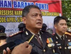 Polda Sultra Musnakan Barang Bukti 4.170 Geram Narkotika Jenis sabu
