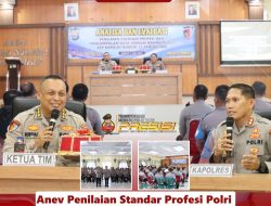 Anev Penilaian Standar Profesi Polri, Propam Mabes Polri Kunjungi Polres Sidrap
