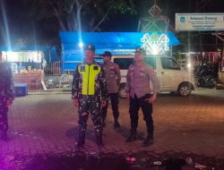 Kapolsek Maritengngae bersama Danramil 1430-03 Pimpin Patroli Sinergitas, Ini Sasarannya