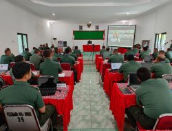 Optimalkan Tugas Bidang Kinerja dan Perbendaharaan, Itdam XIV/Hsn Gelar Bimtek Pembinaan Pengawasan Audit Jajaran Kodam XIV/Hsn