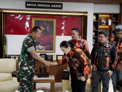 Pangdam XIV/Hasanuddin Terima Audensi Ketua MPW Pemuda Pancasila Sulsel : Kebersamaan Merajut Cinta NKRI