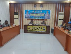 Wakapolres Sidrap Pimpin Anev Ops Patuh Pallawa 2023