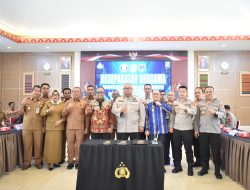 Biro SDM Polda Sultra Bersama Pemkab Konawe Selatan dan Muna Barat Menandatangani Kesepakatan Assessment Center Polri