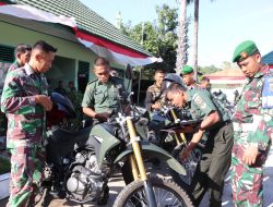 Kodim 1425 Jeneponto Gelar Pemeriksaan dan Pengecekan Fisik Randis