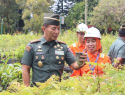 Pangdam XIV/Hsn Apresiasi Pelestarian Lingkungan PT Vale : Dapat Mengedukasi Generasi Muda Supaya Peduli Dengan Penghijauan