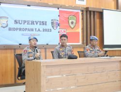 Wakapolres Sidrap Sambut Kunjungan Tim Supervisi Bidpropam Polda Sulsel
