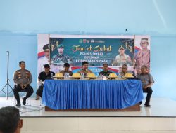 Wakapolres Sidrap Pimpin Pelaksanaan Jumat Curhat di Kecamatan Pitu Riase