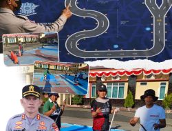 Tindak Lanjut Perintah Kapolri, Sat Lantas Polres Sidrap Ubah Sirkuit Ujian Praktik SIM C