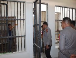 Kapolres Sidrap Pantau Pembangunan Rutan Polsek Dua Pitue