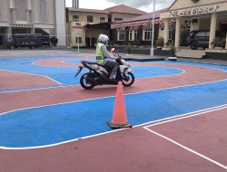Sat Lantas Polres Sidrap Berlakukan Sirkuit Uji Praktik SIM C Terbaru, Warga Pemohon : Lintasannya Lebih Mudah