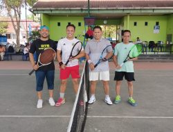 Hebat! Kapolres AKBP Erwin Syah Juara 1 Dalam Kejuaraan Tenis Lapangan Yang di Gelar Pelti Sidrap