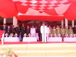 Kapolres Sidrap Hadiri Upacara Peringatan Detik-Detik Proklamasi Kemerdekaan ke-78 Republik Indonesia