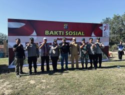 Jajaran Polda Sultra Bersama Forkopimda Melakukan Touring Kebangsaan Menyambut HUT Ke 78 RI Di Rangkaikan Baksos.