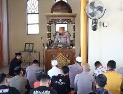 Ini Pesan Kapolres Sidrap Saat Safari Jumat di Masjid Ar Raudah Arateng Tellu Limpoe