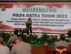Polda Sultra Gelar Musrenbang untuk Meningkatkan Profesionalisme dan Keamanan menjelang Pemilu 2024