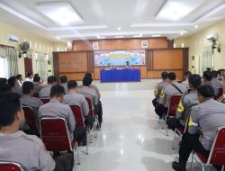 Ini Pesan Kapolres Sidrap Kepada Personel Saat Pimpin Latihan Pra Operasi Bina Waspada Lipu 2023