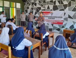 Operasi Bina Waspada 2023, Sat Binmas Polres Sidrap Kunjungi MTsN 2 Sidrap
