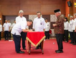 Menteri Basuki Lantik Empat Pejabat Tinggi Madya Kementerian PUPR