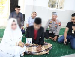 Mempelai Pria Tersangkut Pidana, Ijab Kabul Berlangsung di Masjid Al-Ikhlas Polres Sidrap