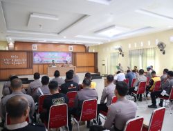 Kabag Ops Polres Sidrap Pimpin Pelaksanaan Latihan Pra Operasi Zebra Pallawa 2023