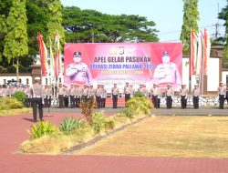 Kapolda Sulsel Pimpin Apel Gelar Pasukan Operasi Zebra Pallawa 2023