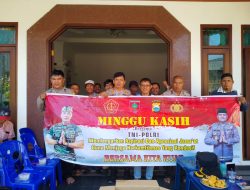 Polda Sulsel Gelar Minggu Kasih Di Wilayah Bara-Barayya Jemaat Apresiasi Polda Sulsel
