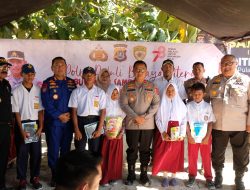 Kepolisian Daerah (Polda) Sulawesi Tenggara (Sultra) Gelar Bakti Sosial “Sambang Nusa Presisi” di Pulau Saponda