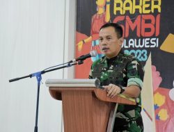 Siap Berkolaborasi Dan Mendukung Kegiatan LSM GMBI Mewujudkan Pemilu 2024 Damai, Asintel Kasdam XIV/Hsn Wakili Pangdam Hadiri Raker LSM GMBI Ke-21
