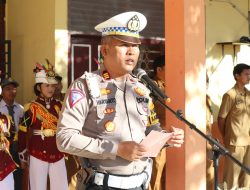 Momen Ops Zebra Pallawa 2023, Kasat Lantas Polres Sidrap Goes To School di SMKN 5