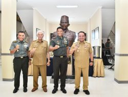 Danrem 143/HO Terima Kunjungan Kerja Pj. Gubernur Sultra