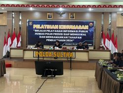 Pelatihan Kehumasan Polda Sultra “Siap Mengawal dan Mengamankan Tahapan Pemilu Tahun 2024.