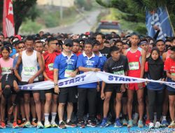 Tembus Ribuan Peserta, Ditlantas Polda Sultra Sukses Gelar Traffic Run 2023