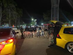 Patroli Sinergitas TNI-Polri Untuk Menjaga Kamtibmas di Wilayah Sidrap