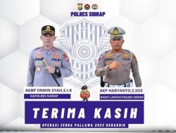 Selama 14 Hari Operasi Zebra Pallawa, Satlantas Polres Sidrap Tegur 488 Pelanggar dan 59 Tilang Etle Mobile 