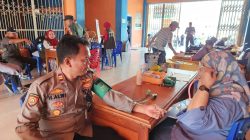 HUT TNI Ke-78, Personil Polres Sidrap Ikut Aksi Donor Darah