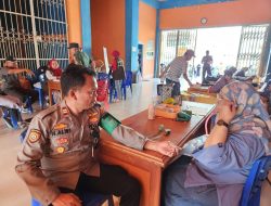 HUT TNI Ke-78, Personil Polres Sidrap Ikut Aksi Donor Darah