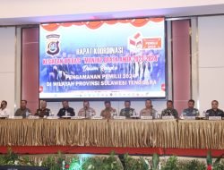 Rapat Koordinasi Operasi Mantap Brata Anoa 2023-2024: Polda Sultra Siap Amankan Pemilu 2024